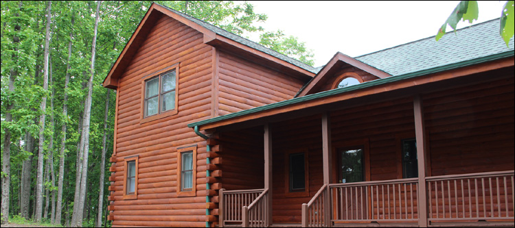 Log Home Staining in New Hanover County,  North Carolina
